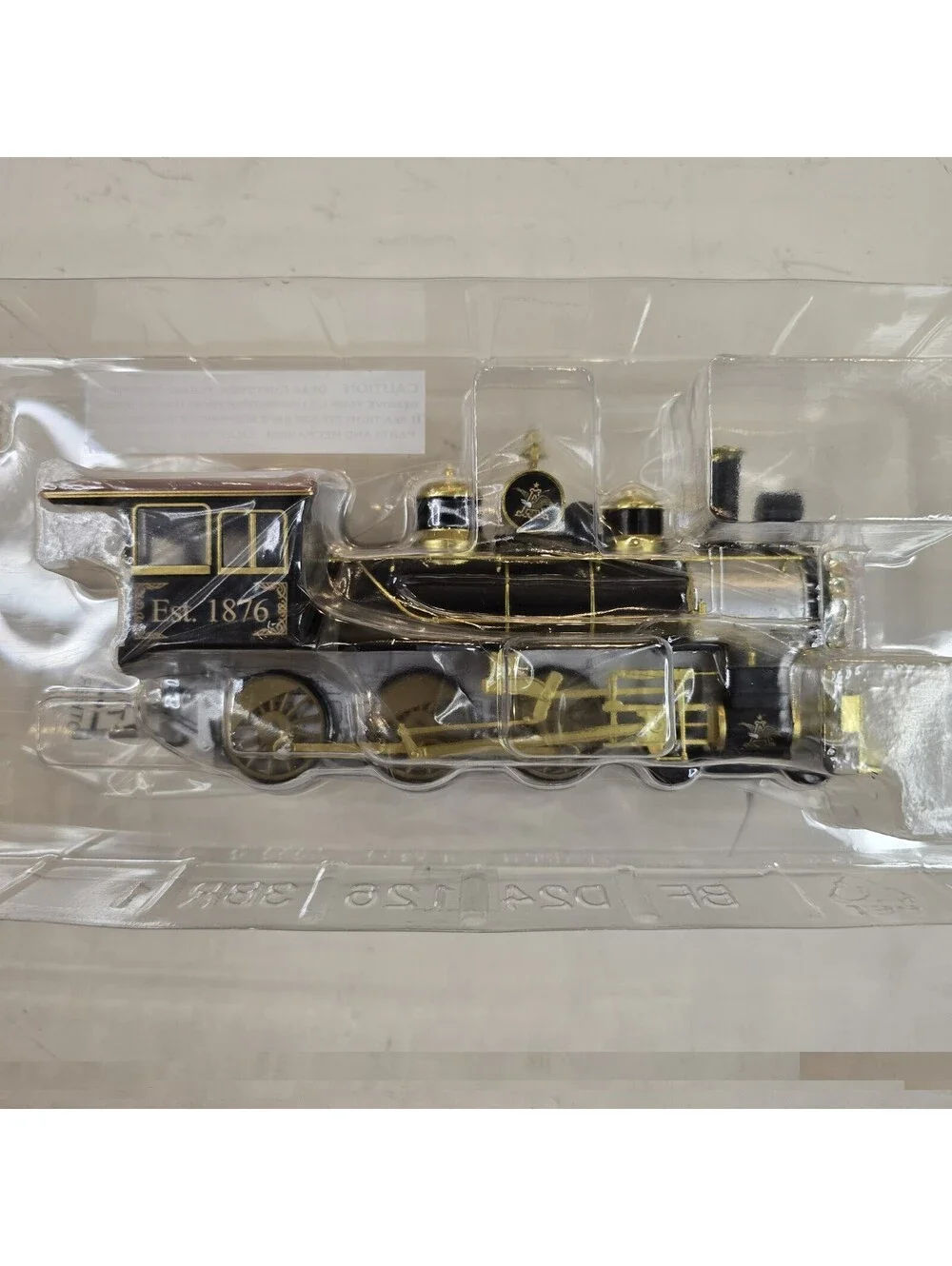 Lot Of 3 The Bradford Exchange Budweiser Holiday Express Engine, Combine, Boxcar